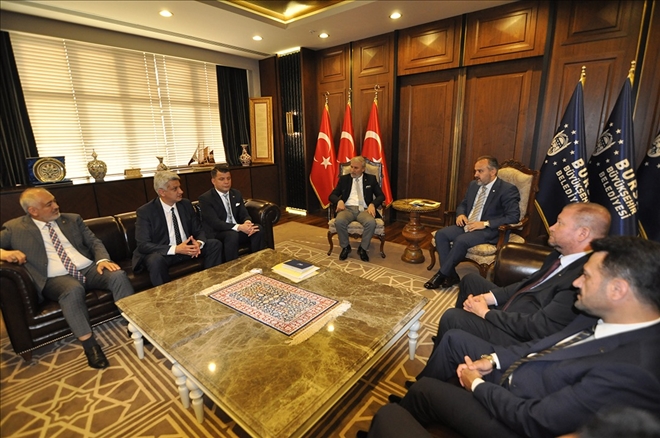 İTSO´DAN ALİNUR AKTAŞ´A ZİYARET 