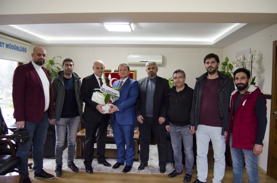 EMNİYET MÜDÜRÜNE HAYIRLI OLSUN ZİYARETİ