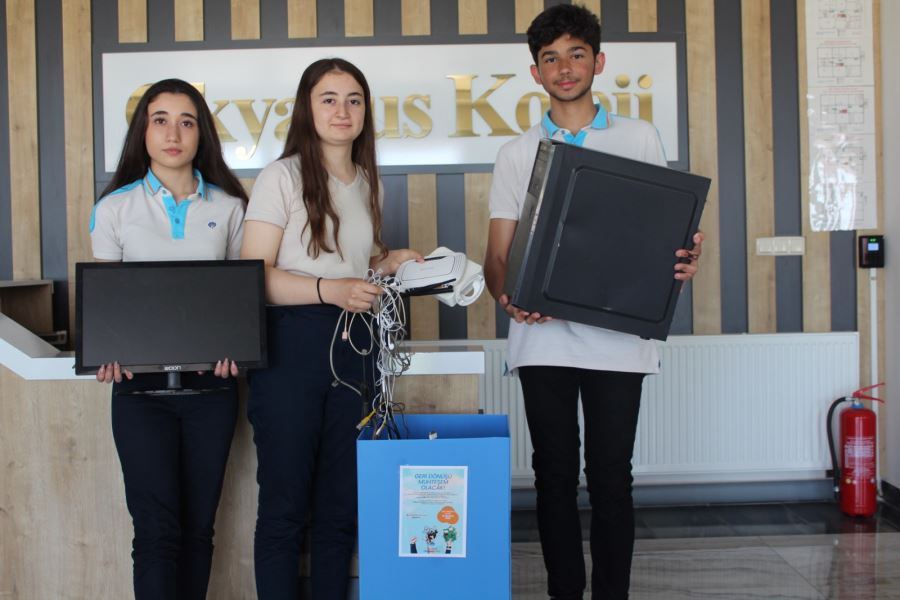 OKYANUS KOLEJİ  HEM DOĞAYA HEM EDAYA NEFES OLUYOR