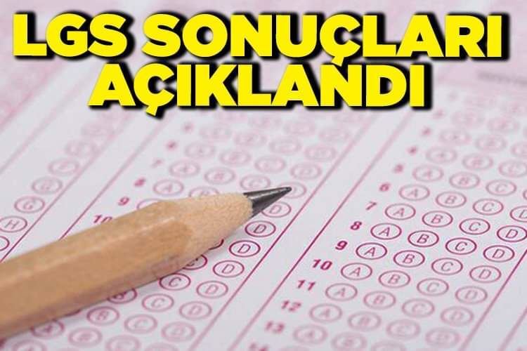 LGS sonuçları açıklandı