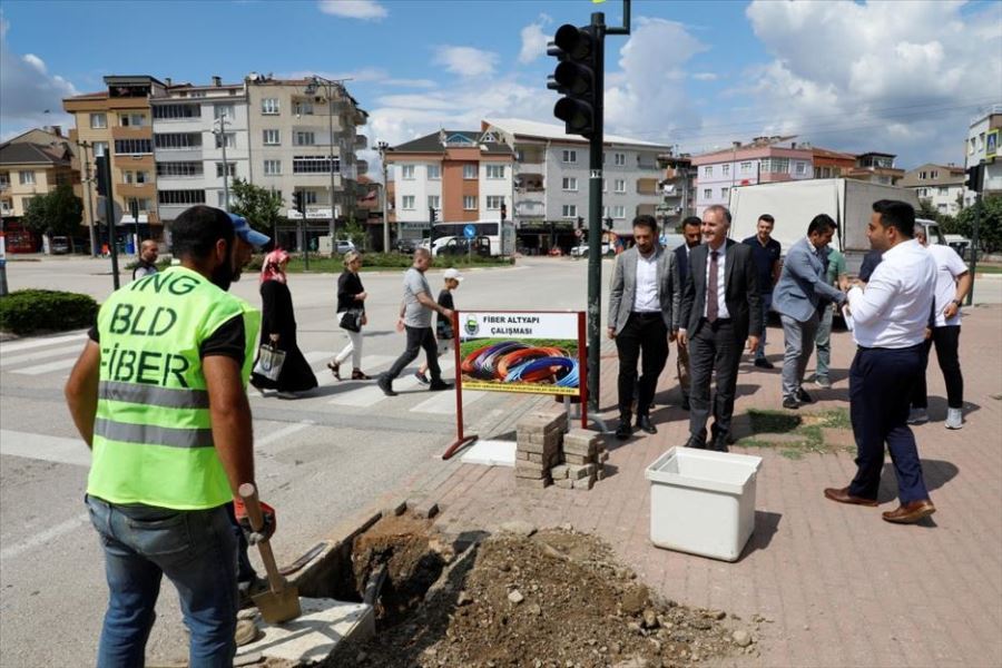 İnegöl Fiber Optik Altyapıya Kavuşuyor
