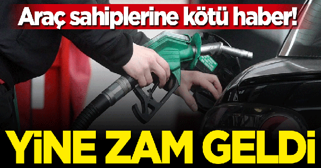 Motorine 2 gün sonra yeni bir zam daha! Fiyatı 25 lirayı geçti
