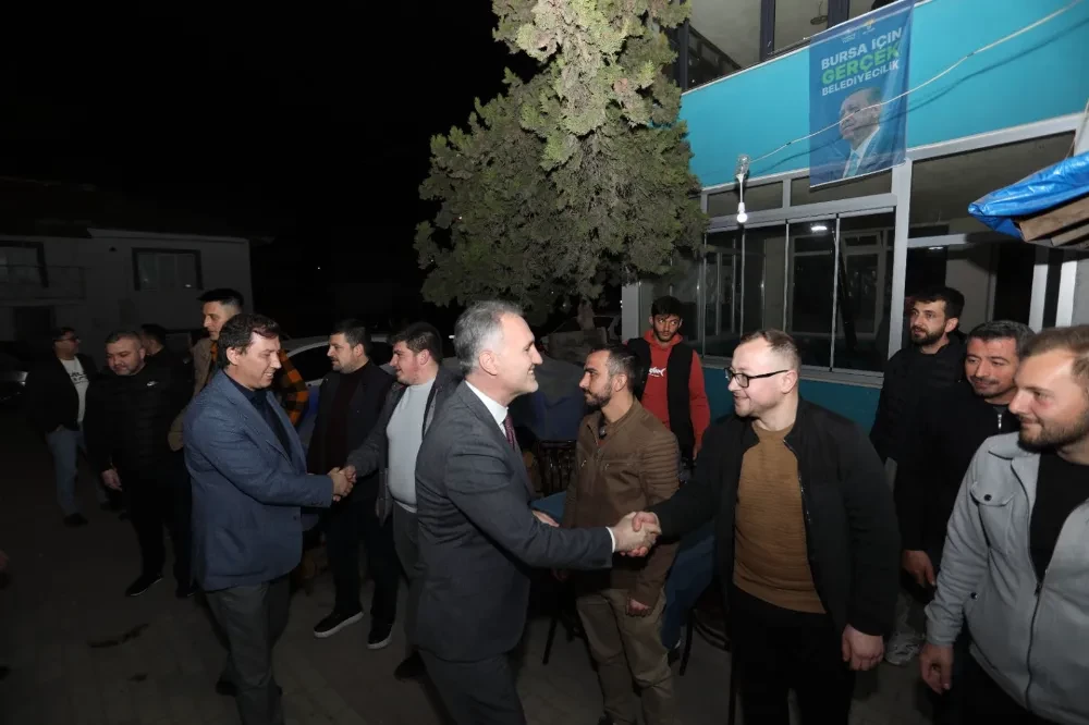 Ak parti kırsal mahalleleri karış karış gezdi