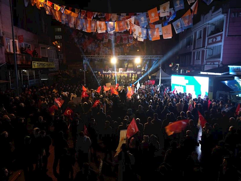 Cumhur İttifakından İnegöl’de Gövde Gösterisi