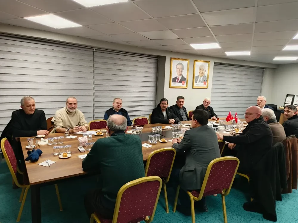 İnegöllü Muhtarlardan Saadet Partisine Ziyaret