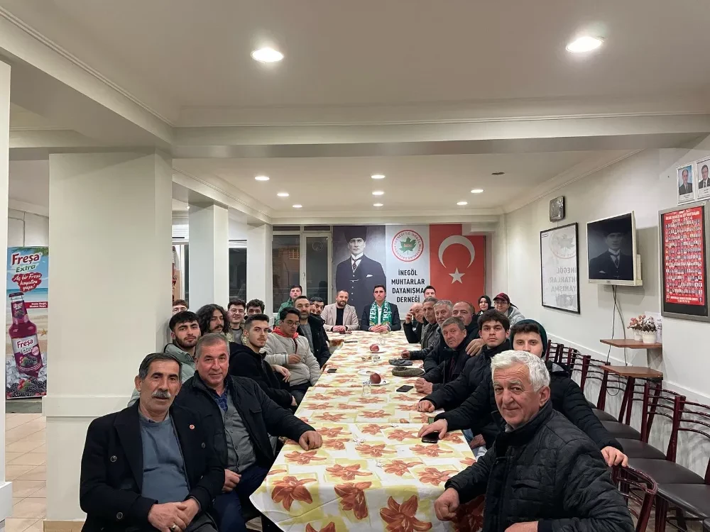 BURSASPOR TARAFTARLAR DERNEĞİNDEN MUHTARLARA ZİYARET