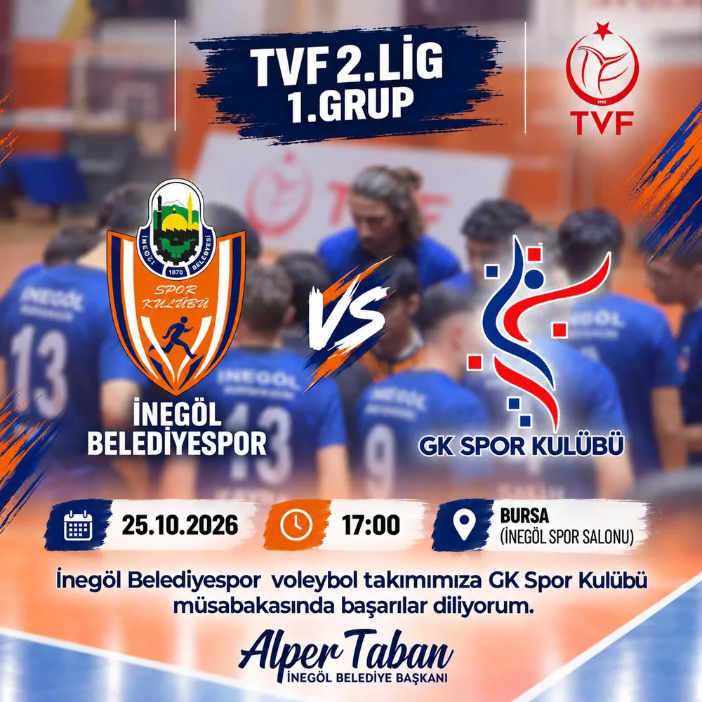 İnegöl Belediyespor, Güner Karakaya Takımını Konuk Ediyor