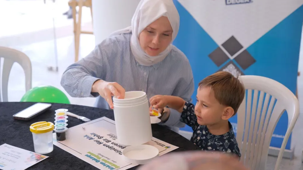 İnegöl Belediyesi’nden “Atıktan Saksıya, Saksıdan Yaşama” Etkinliği