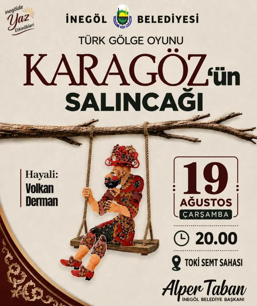 İnegöl’de Karagöz’ün Gölgesinde Üç Günlük Şenlik