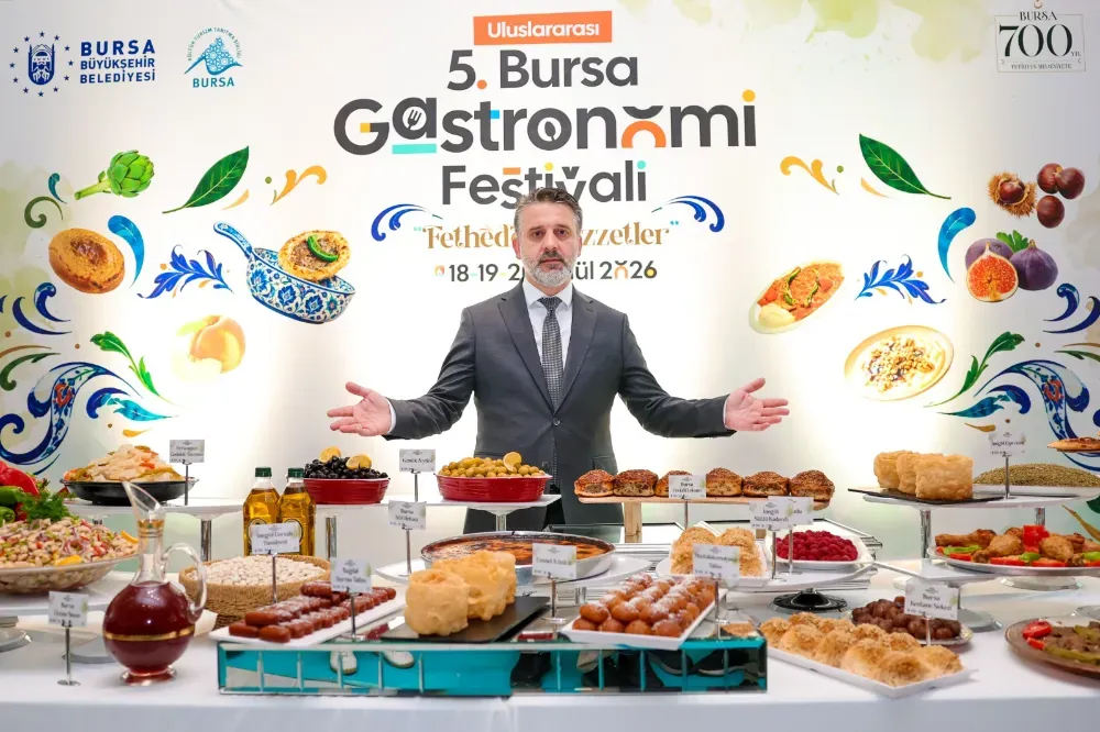 Uluslararası 5. Bursa Gastronomi Festivali "Fetheden Lezzetler"le geliyor