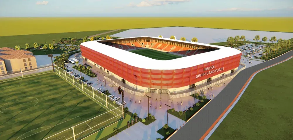 İnegöl İlçe Stadyumu İçin İmzalar Atıldı