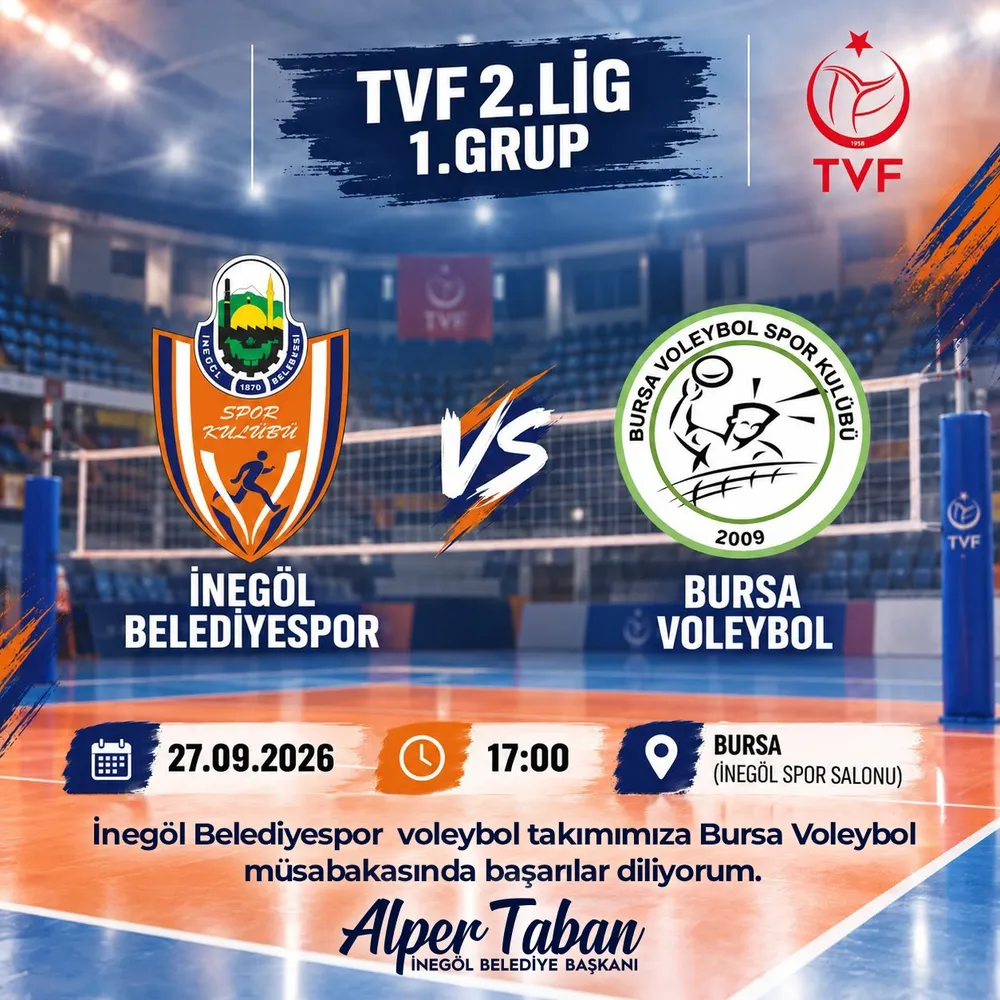 İnegöl Belediyespor Voleybol Takımı Yeni Sezonu İnegöl'de Başlatıyor